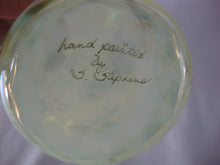 Load image into Gallery viewer, Vintage Fenton Art Glass Handpainted Topaz Glass Small Decor Basket
