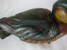 Load image into Gallery viewer, Vintage Miguel Ruelas Signed Hand Carving Sitting Duck Figurine
