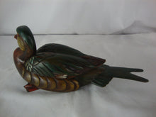 Load image into Gallery viewer, Vintage Miguel Ruelas Signed Hand Carving Sitting Duck Figurine
