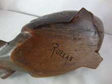 Load image into Gallery viewer, Vintage Miguel Ruelas Signed Hand Carving Sitting Duck Figurine
