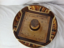 Load image into Gallery viewer, Handcrafted Signed Wood Nutcracker Bowl with Cracker Hammer

