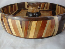 Load image into Gallery viewer, Handcrafted Signed Wood Nutcracker Bowl with Cracker Hammer
