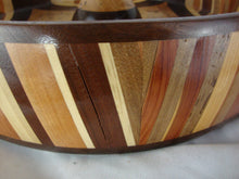 Load image into Gallery viewer, Handcrafted Signed Wood Nutcracker Bowl with Cracker Hammer
