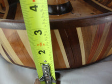 Load image into Gallery viewer, Handcrafted Signed Wood Nutcracker Bowl with Cracker Hammer
