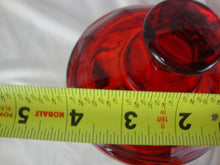 Load image into Gallery viewer, Vintage Ruby Red Glass Pedestal Compote Candy Dish with Lid
