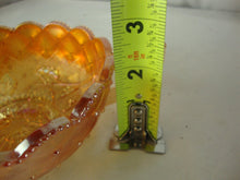 Load image into Gallery viewer, Vintage Imperial Glass Marigold Carnival Glass Pansy Motif Nappy Bowl
