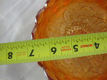 Load image into Gallery viewer, Vintage Imperial Glass Marigold Carnival Glass Pansy Motif Nappy Bowl
