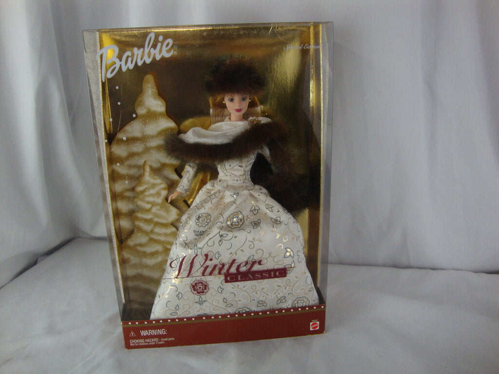 2001 Mattel Barbie Winter Classic Collector Doll NIB