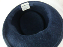 Load image into Gallery viewer, Liz Clairborne 100% Wool Navy Blue Women&#39;s Dress Hat
