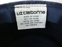 Load image into Gallery viewer, Liz Clairborne 100% Wool Navy Blue Women&#39;s Dress Hat
