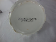 Load image into Gallery viewer, 1910 Masonic Lodge No 9 Trenton NJ Ceramic Fluted Ewer Pitcher
