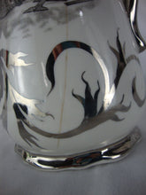 Load image into Gallery viewer, 1910 Masonic Lodge No 9 Trenton NJ Ceramic Fluted Ewer Pitcher
