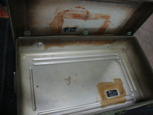 Load image into Gallery viewer, Vintage Mililtary Green Metal Large Water Air Tight Storage Carry Case
