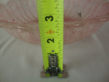 Load image into Gallery viewer, Antique Victorian Pink Green Textured Glass Three Horn Epergne Two Leaf Centerpiece Bowl
