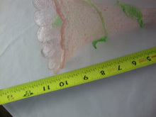 Load image into Gallery viewer, Antique Victorian Pink Green Textured Glass Three Horn Epergne Two Leaf Centerpiece Bowl
