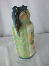 Load image into Gallery viewer, Antique Austrian Porcelain Rose Floral Small Vase
