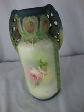 Load image into Gallery viewer, Antique Austrian Porcelain Rose Floral Small Vase
