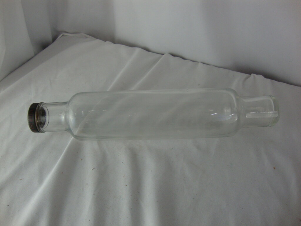 Vintage Apple Pie Vinegar Glass Fillable Rolling Baking Pin