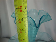 Load image into Gallery viewer, Vintage Aqua Glass One Horn Epergne Table Centerpiece
