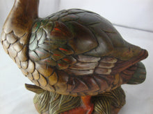 Load image into Gallery viewer, Vintage Miguel Ruelas Signed Hand Carving Standing Duck Figurine
