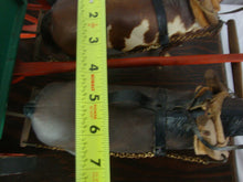 Load image into Gallery viewer, Vintage Breyer Draft Horses with Wagon Table Top Display
