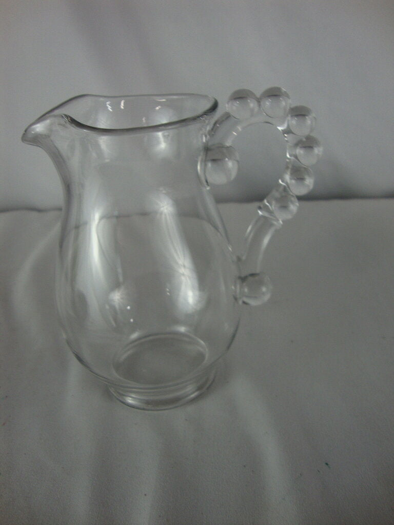 Vintage Imperial Glass Candlewick Pint Small Glass Pitcher