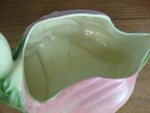 Load image into Gallery viewer, Vintage USA Ceramic Cream/Pink/Green Swan Bird Planter

