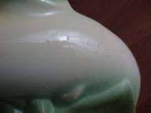 Load image into Gallery viewer, Vintage USA Ceramic Cream/Pink/Green Swan Bird Planter
