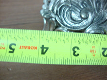 Load image into Gallery viewer, Vintage Glass with Silver Tone Metal Appetizer Dessert Base Stand
