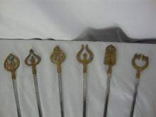 Load image into Gallery viewer, Vintage Turkish Stainless Steel Food Grill Skewers
