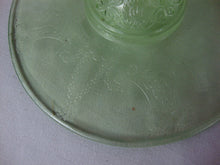 Load image into Gallery viewer, Vintage Anchor Hocking Cameo Uranium Glass Single Candleholder

