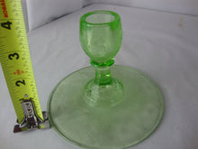 Load image into Gallery viewer, Vintage Anchor Hocking Cameo Uranium Glass Single Candleholder
