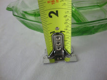 Load image into Gallery viewer, Vintage Anchor Hocking Princess Vaseline Glass Shallow Divided Dish with Handles
