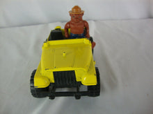 Load image into Gallery viewer, Vintage Hubley Smokey the Bear Jeep with Smokey Figurine

