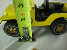 Load image into Gallery viewer, Vintage Hubley Smokey the Bear Jeep with Smokey Figurine
