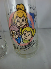 Load image into Gallery viewer, 1985 Hardees Alvin &amp; Chipmunks &amp; Chipettes Beverage Glasses Set of 4
