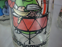 Load image into Gallery viewer, 1985 Hardees Alvin &amp; Chipmunks &amp; Chipettes Beverage Glasses Set of 4
