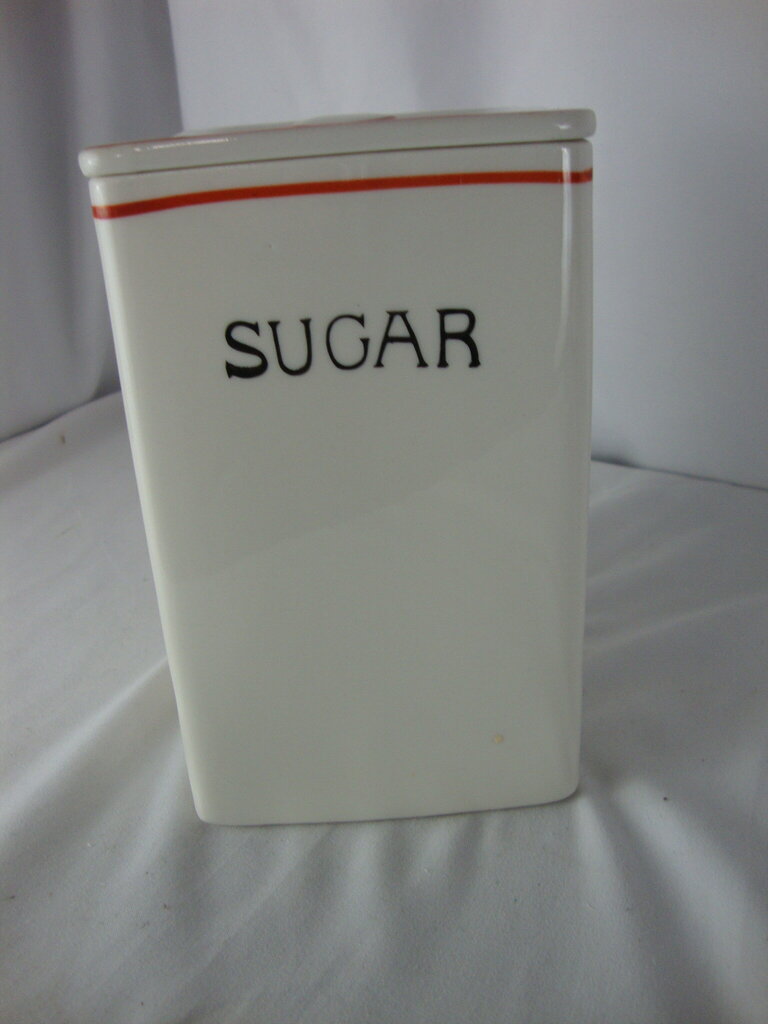Vintage SGK Moriyama Allied Forces Sugar Canister with Lid