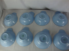 Load image into Gallery viewer, Vintage Homer Laughlin Skytone Stardust Lugged Cereal Soup Bowls Set of 8

