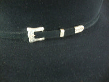 Load image into Gallery viewer, Resistol 20X 7 1/8 4 Inch Mens Brim Black Gold Self Conforming Cowboy Hat with Box
