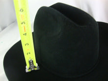 Load image into Gallery viewer, Resistol 20X 7 1/8 4 Inch Mens Brim Black Gold Self Conforming Cowboy Hat with Box
