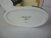 Load image into Gallery viewer, Vintage Nippon Handpainted Blonde Hair Black Hat Red Bow Large Woman Head Vase
