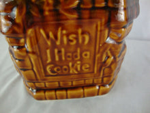 Load image into Gallery viewer, Vintage Mccoy Wish I Had a Cookie Ceramic Wishing Well Cookie Jar with Lid
