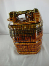 Load image into Gallery viewer, Vintage Mccoy Wish I Had a Cookie Ceramic Wishing Well Cookie Jar with Lid
