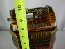 Load image into Gallery viewer, Vintage Mccoy Wish I Had a Cookie Ceramic Wishing Well Cookie Jar with Lid
