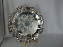 Load image into Gallery viewer, Vintage Towle Old Master Roses #4028 Silverplate Serving Tray
