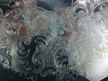 Load image into Gallery viewer, Vintage Towle Old Master Roses #4028 Silverplate Serving Tray
