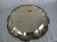 Load image into Gallery viewer, Vintage Towle Old Master Roses #4028 Silverplate Serving Tray
