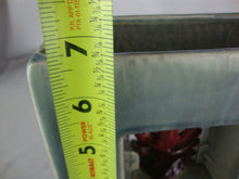 Load image into Gallery viewer, Vintage McCoy Arcature Gray Pottery Red Bird Double Vase
