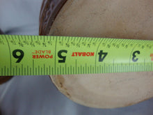 Load image into Gallery viewer, Vintage Unmarked McCoy Brown Barrel Pitcher with 4 Mugs Set
